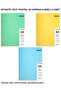 Text Pastel Notebook A4 40 Sheets Checkered 3 Pieces