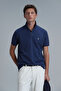 Laon Smart Men's Polo T-Shirt Slim Fit Light Navy Blue - 3