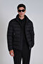 Clow Goose Feather Men's Coat Black - 5