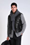 Axel Goose Feather Men's Vest Black - 5