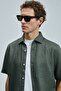 Bert Men's Basic Shirt Comfort Fit Khaki - 3