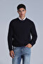 Lucky Men's Sweater Navy Blue - 3