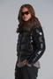 Daisy Goose down Women's Coat Black - 3
