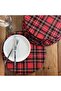 American Service, Plaid Placemats (6 Pieces), Christmas Table, Christmas