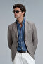 Luta Sportswear Men's Blazer Jacket Slim Fit Brown - 3