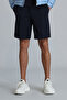 Chris Sport Men's Chino Shorts Slim Fit Navy Blue - 2