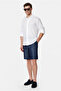 Long Sleeve Regular Fit Plain 100% Linen Shirt - 6