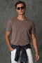 Junya Men's Basic T-Shirt Earth