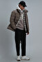 Rıld Goose Feather Men's Coat Earth - 4