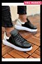 Treecream Walnut Men's Sne Casual Sports Shoes Black-White