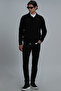 Anton Smart Jean Men's Trousers Slim Fit Black - 4