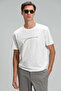 Stewart Modern Graphic T- Shirt Off White - 4