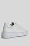 Tommy Men's Leather Sneaker Shoes White - 3