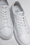 Frank Men's Leather Sneaker Shoes White - 3