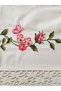 White Lace Pink Floral Embroidery Curtain for Kitchen, Bedroom, and Living Room - 4