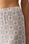 Lila Ella Printed Capri Gingham Patterned Pajama Bottoms - 3