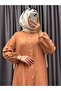 Linen Look Half Button Suit - 2
