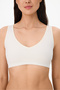 Ecru Seamless Bralet with Removable Pads - 2