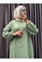 Linen Look Half Button Suit - 2