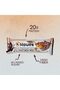 4 Hours Meal Replacement Duo Cookie Bar With Vitamin, Box of 18 Bars, No Added Sugar High Fiber, 20 Gram Protein, Free of Trans Fats & - 2
