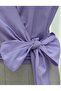 Side Tie Spanish Cufflink Shirt -Lilac - 6