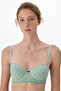 Green Bloom Padded Bra - 2