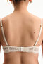 Cream Pink Wow Essentials Bra - 2