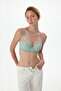Green Bloom Padded Bra