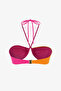 Fuchsia Lucilla Balen Bikini Top - 6