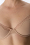 Beige Trim Underwire Bra - 4