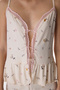 Beige Margot Patterned Athlete Pajama Top - 4