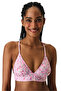 Amira Bralet Crispy Floral Patterned Bikini Top