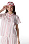 Red Rosy Stripes Sleep Goggles - 2