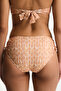 Kacie Zigzag Patterned High Waist Bikini Bottom - 3