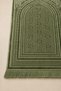 Velvet Pearl Prayer Rug Velvet Soft Textured Premium Prayer Mat 70X110 |   Pistachio Green Velvet Prayer Rug - 5