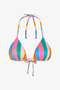 Katelyn Triangle Striped Bikini Top - 6