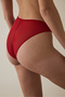 Red Sequin Lace Slip Panties - 2