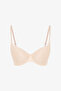 Sensation Beige Seamless Push Up Supported Bra - 4