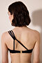 Danny One Shoulder Black Bikini Top - 2