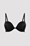 Black Wowbra Padded Push Up Bra - 6