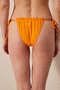 Basic Super Frill Light Orange Bikini Bottom - 2