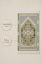 Diamond Prayer Rug Velvet Soft Textured Premium Prayer Mat 70X110 |   Khaki Luxury Prayer Rug - 3