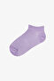 Girl's Basic Colorful 4-Piece Booties Socks - 2