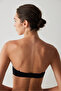 Low-cut Wow Strapless Push Up Padded Underwire Black Bra - 5