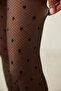 Black Polka Dot Aurora Fishnet Pantyhose-Pentilicious - 3