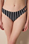 Albany Cut Black-White Bikini Bottom
