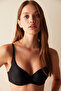 Sensation Black Seamless Push Up Supported Bra - 2