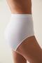 Basic High Waist White Slip Panties - 3