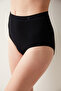 Nu Basic High Waist Black Slip Panties - 2