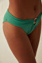 Light Green Meadow Accessory Detailed Bikini Bottom - 2